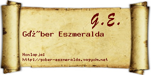 Góber Eszmeralda névjegykártya